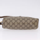 GUCCI GG Supreme Web Sherry Line Bag PVC Beige Gold 89 02 018 Auth 193543-6
