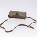 GUCCI GG Supreme Web Sherry Line Bag PVC Beige Gold 89 02 018 Auth 193543-7
