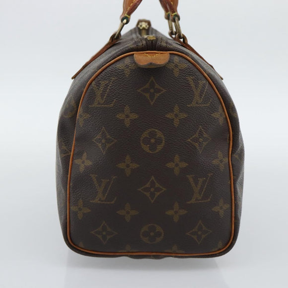 LOUIS VUITTON Monogram Speedy 30 Hand Bag M41526 LV Auth 193544