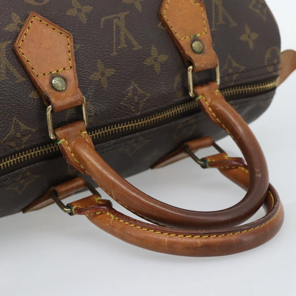 LOUIS VUITTON Monogram Speedy 30 Hand Bag M41526 LV Auth 193544