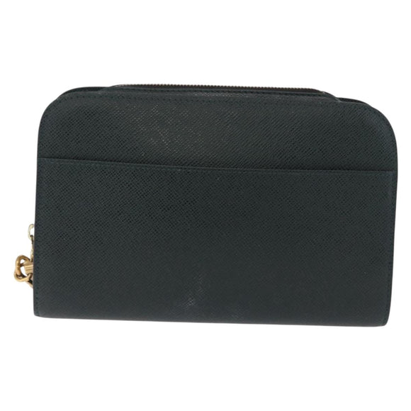 LOUIS VUITTON Taiga Baikal Clutch Bag Epicea M30184 LV Auth 193545A