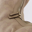 GUCCI GG Canvas Shoulder Bag Beige Gold 73885 Auth 193546A-10