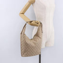 GUCCI GG Canvas Shoulder Bag Beige Gold 73885 Auth 193546A-22
