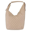 GUCCI GG Canvas Shoulder Bag Beige Gold 73885 Auth 193546A-13