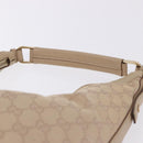 GUCCI GG Canvas Shoulder Bag Beige Gold 73885 Auth 193546A-8