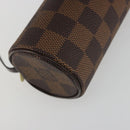 LOUIS VUITTON Damier Ebene Papillon Pouch LV Auth 193550V-14
