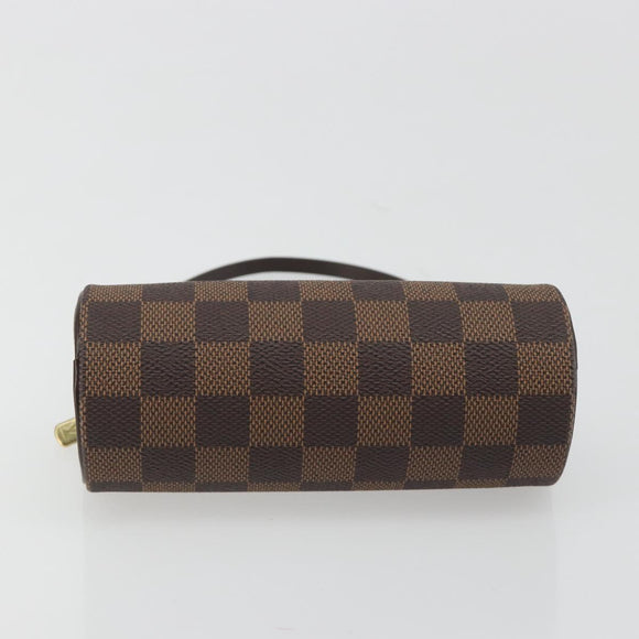 LOUIS VUITTON Damier Ebene Papillon Pouch LV Auth 193550V