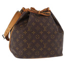 LOUIS VUITTON Monogram Petit Noe Shoulder Bag M42226 LV Auth 193551A-1