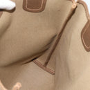 GUCCI GG Supreme Web Sherry Line Tote Bag PVC Beige 39 02 003 Auth 193552A-16