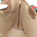 GUCCI GG Supreme Web Sherry Line Tote Bag PVC Beige 39 02 003 Auth 193552A-17