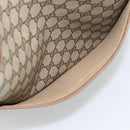GUCCI GG Supreme Web Sherry Line Tote Bag PVC Beige 39 02 003 Auth 193552A-18