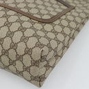 GUCCI GG Supreme Web Sherry Line Bag PVC Beige Gold 002 123 6487 Auth 193553A-9