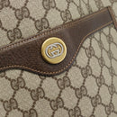GUCCI GG Supreme Web Sherry Line Bag PVC Beige Gold 002 123 6487 Auth 193553A-17