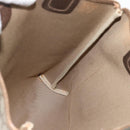 GUCCI GG Supreme Web Sherry Line Bag PVC Beige Gold 002 123 6487 Auth 193553A-19