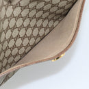 GUCCI GG Supreme Web Sherry Line Bag PVC Beige Gold 002 123 6487 Auth 193553A-11