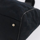 GUCCI GG Canvas Hand Bag Black Gold 145810 Auth 193556A-15