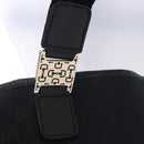 GUCCI GG Canvas Hand Bag Black Gold 145810 Auth 193556A-14