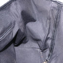 GUCCI GG Canvas Hand Bag Black Gold 145810 Auth 193556A-17
