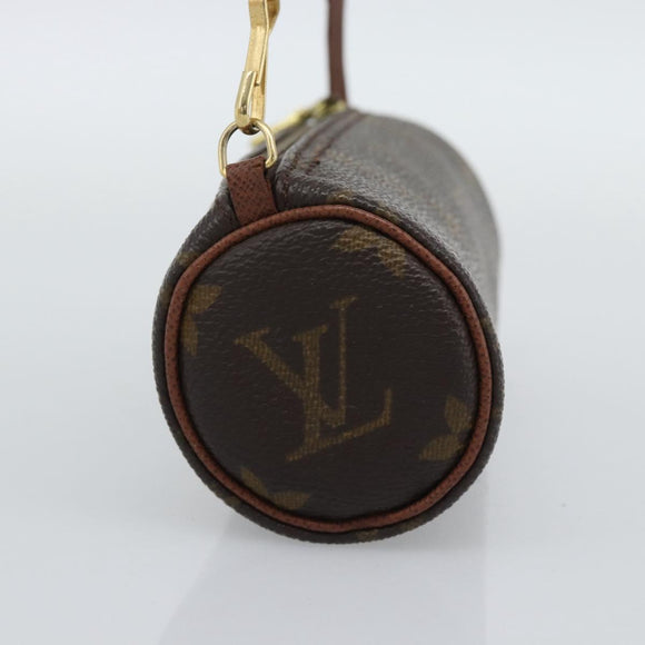 LOUIS VUITTON Monogram Papillon Pouch LV Auth 193561