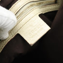 GUCCI GG Canvas Sherry Line Shoulder Bag Beige Gold 144388 Auth 193563A-18