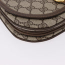 GUCCI GG Supreme Shoulder Bag PVC Beige Gold Auth 193564-11