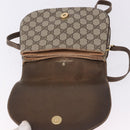 GUCCI GG Supreme Shoulder Bag PVC Beige Gold Auth 193564-16