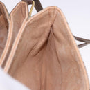 GUCCI GG Supreme Shoulder Bag PVC Beige Gold Auth 193564-19