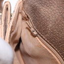 GUCCI GG Supreme Shoulder Bag PVC Beige Gold Auth 193564-22