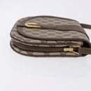 GUCCI GG Supreme Shoulder Bag PVC Beige Gold Auth 193564-5
