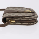 GUCCI GG Supreme Shoulder Bag PVC Beige Gold Auth 193564-6