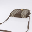 GUCCI GG Supreme Shoulder Bag PVC Beige Gold Auth 193564-7