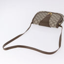 GUCCI GG Supreme Shoulder Bag PVC Beige Gold Auth 193564-8