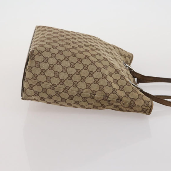 GUCCI GG Canvas Sherry Line Tote Bag 2 Set Beige Auth 193567