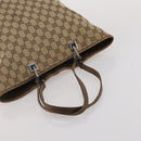 GUCCI GG Canvas Sherry Line Tote Bag 2 Set Beige Auth 193567-14