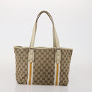 GUCCI GG Canvas Sherry Line Tote Bag 2 Set Beige Auth 193567-3