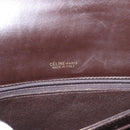 CELINE C Sulky Horse Carriage Shoulder Bag Canvas Brown Gold Auth 193569A-18