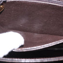 CELINE C Sulky Horse Carriage Shoulder Bag Canvas Brown Gold Auth 193569A-23