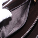 CELINE C Sulky Horse Carriage Shoulder Bag Canvas Brown Gold Auth 193569A-25