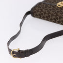 CELINE C Sulky Horse Carriage Shoulder Bag Canvas Brown Gold Auth 193569A-7