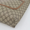 GUCCI GG Supreme Web Sherry Line Tote Bag PVC Beige Gold 002 58 6487 Auth 193572-10
