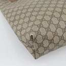 GUCCI GG Supreme Web Sherry Line Tote Bag PVC Beige Gold 002 58 6487 Auth 193572-13