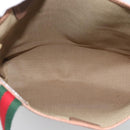 GUCCI GG Supreme Web Sherry Line Tote Bag PVC Beige Gold 002 58 6487 Auth 193572-14