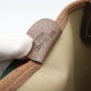 GUCCI GG Supreme Web Sherry Line Tote Bag PVC Beige Gold 002 58 6487 Auth 193572-18