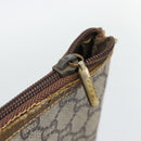 GUCCI GG Plus Supreme Web Sherry Line Tote Bag PVC Beige Gold Auth 193573-11
