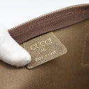 GUCCI GG Plus Supreme Web Sherry Line Tote Bag PVC Beige Gold Auth 193573-18