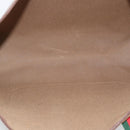 GUCCI GG Plus Supreme Web Sherry Line Tote Bag PVC Beige Gold Auth 193573-12