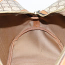 GUCCI GG Supreme Web Sherry Line Boston Bag PVC Beige Gold Auth 193576A-17