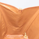 CELINE Macadam Canvas Tote Bag PVC Beige Gold Auth 193577-19