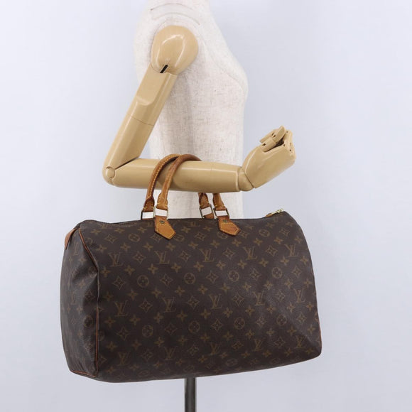 LOUIS VUITTON Monogram Speedy 40 Hand Bag M41522 LV Auth 193578