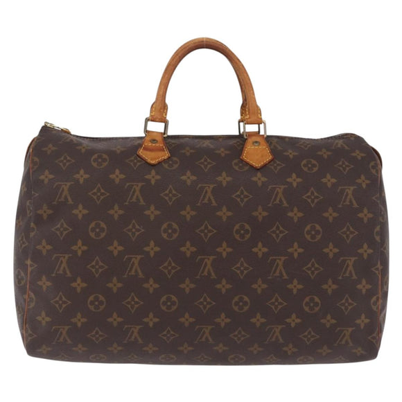 LOUIS VUITTON Monogram Speedy 40 Hand Bag M41522 LV Auth 193578